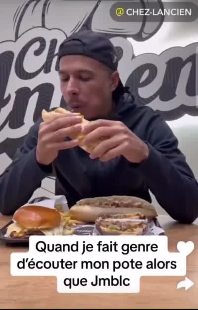 snapchat - Walid Sax Hamza - Quand je fait genre d'écouter mon pote alors que Jmblc
