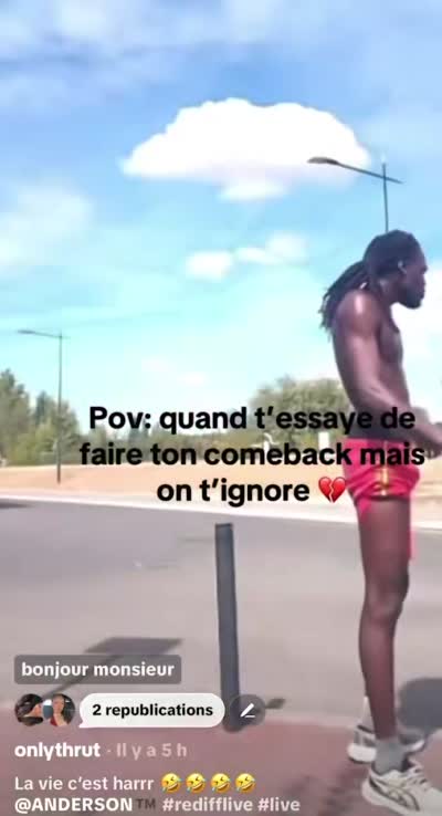 TikTok - Bonjour monsieur. Bonjour monsieur. Bonjour. j'peux dire bonjour les gens ils me répondent pas mon sang.