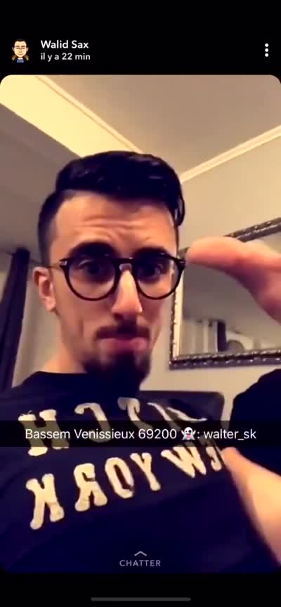 snapchat - Walid Sax Hamza imite Bassem