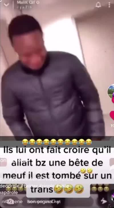 snapchat - Ils lui ont fait croire qu'il allait bz une bête de meuf il est tombé sur un trans