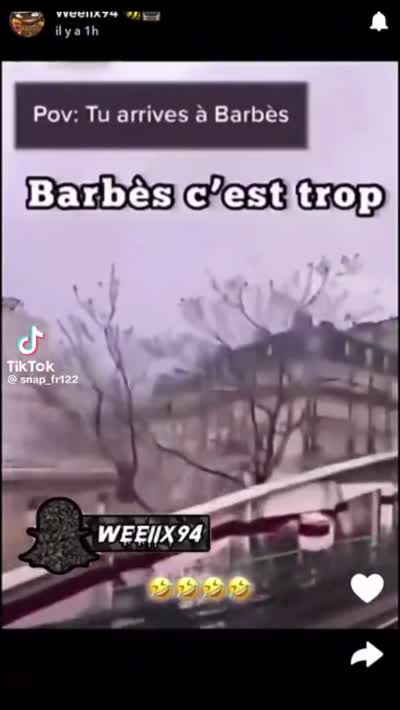snapchat - Pov: Tu arrives à Barbès