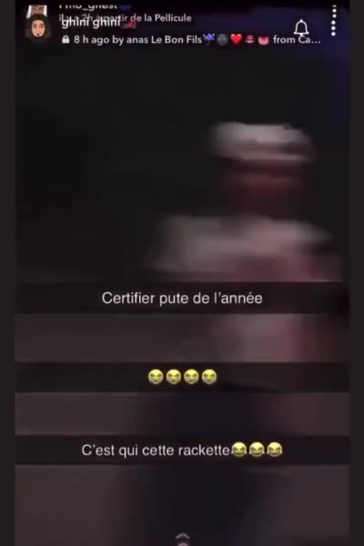 snapchat - Ah ouais, tu sais quoi ? J't'ai trompé quatre fois. Et j'ai baisé deux gars, et les deux autres je les ai crossés.