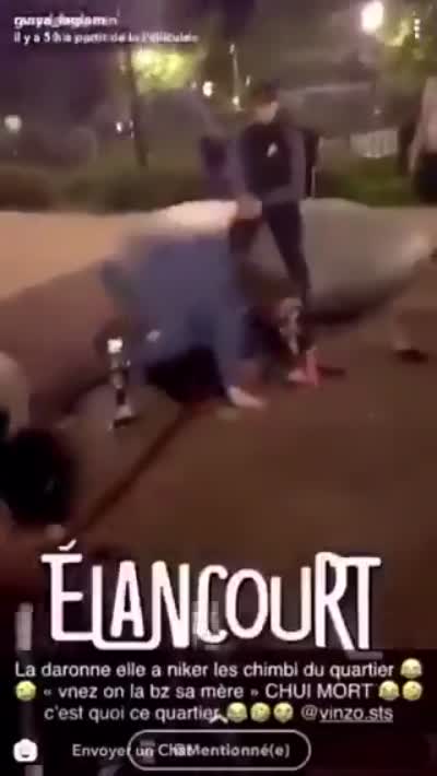 snapchat - Wesh, elle a cassé toutes les chichas ! Wesh ! Wallah faut l'enfermer !