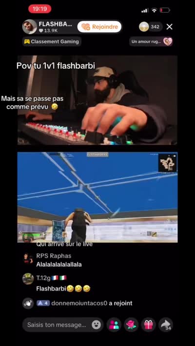 Flashbarbi se fait humilier en 1v1 sur Fortnite, mais tu es un bot ! Mais tu es un bot Flashbarbi ! Flashbaris, tu es un bot, c'est tout. Flashbaris, ne pleure pas, tu es un bot.