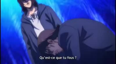 Eren Jaeger ordonne à son père Grisha Jaeger d'avancer