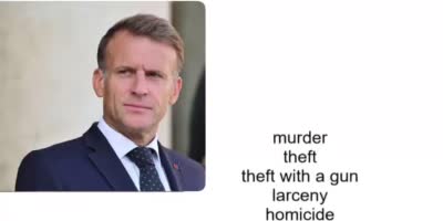 Emmanuel Macron et la liste infinie de crimes